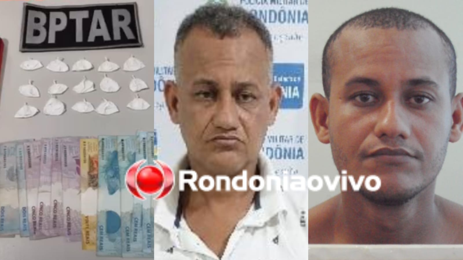 NO ULISSES: BPTAR prende homem acusado de tráfico que jogou cocaína ao ver viatura 