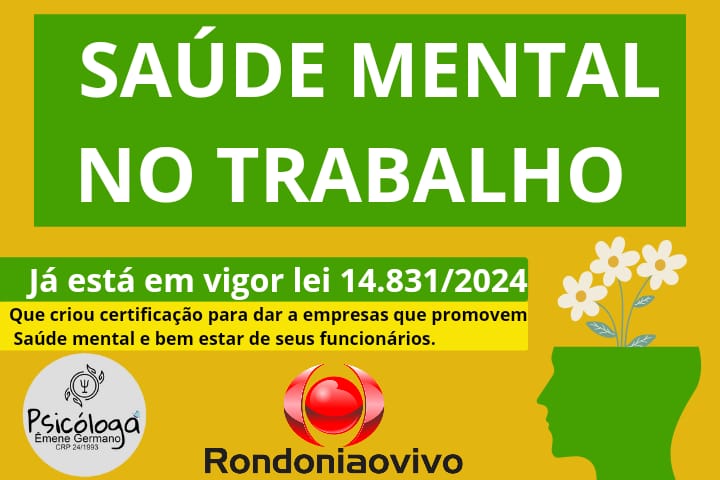 Saúde Mental no trabalho - por Êmene Germano