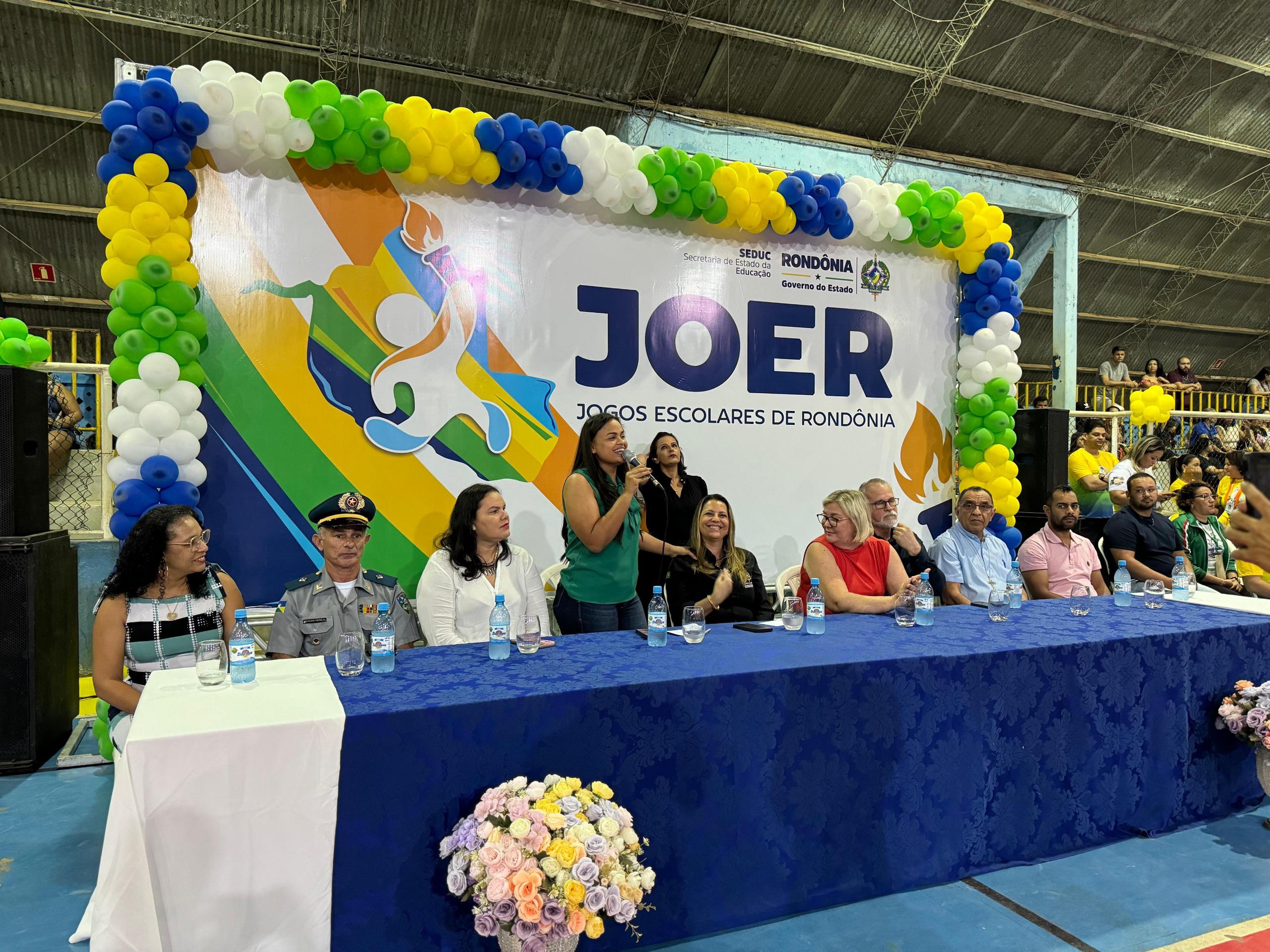 TAISSA SOUSA: Deputada participa da abertura dos Jogos Escolares de Rondônia na Região Mamoré