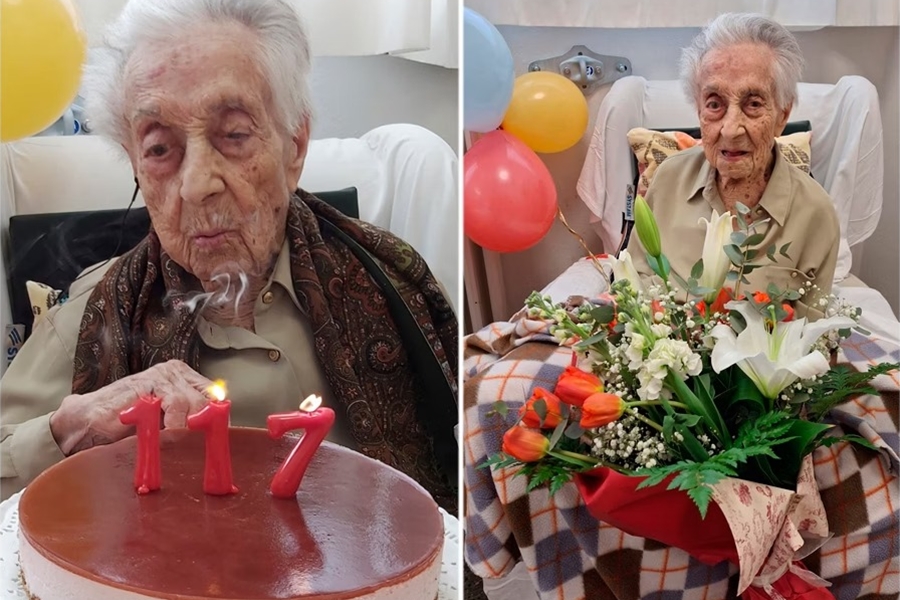 TRISTE: Pessoa mais velha do mundo, María Branyas, morre aos 117 anos