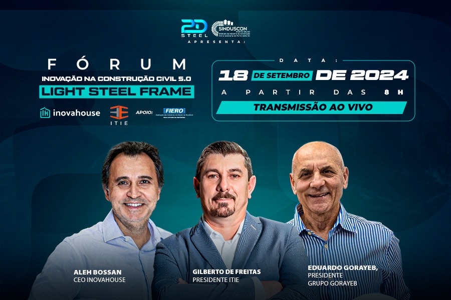 EVENTO: Fórum de inovação na construção em Light Steel Frame chega a RO