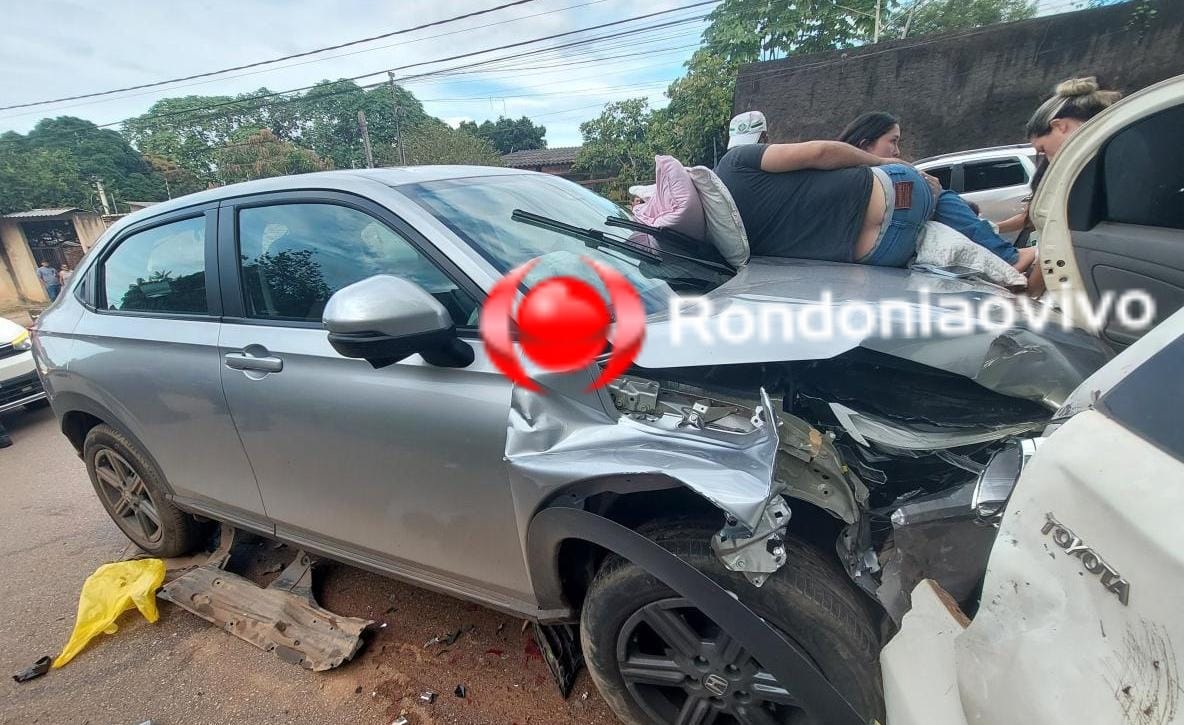 PAROU NO CAPÔ: Motorista é gravemente atropelado ao descer de carro no Centro 