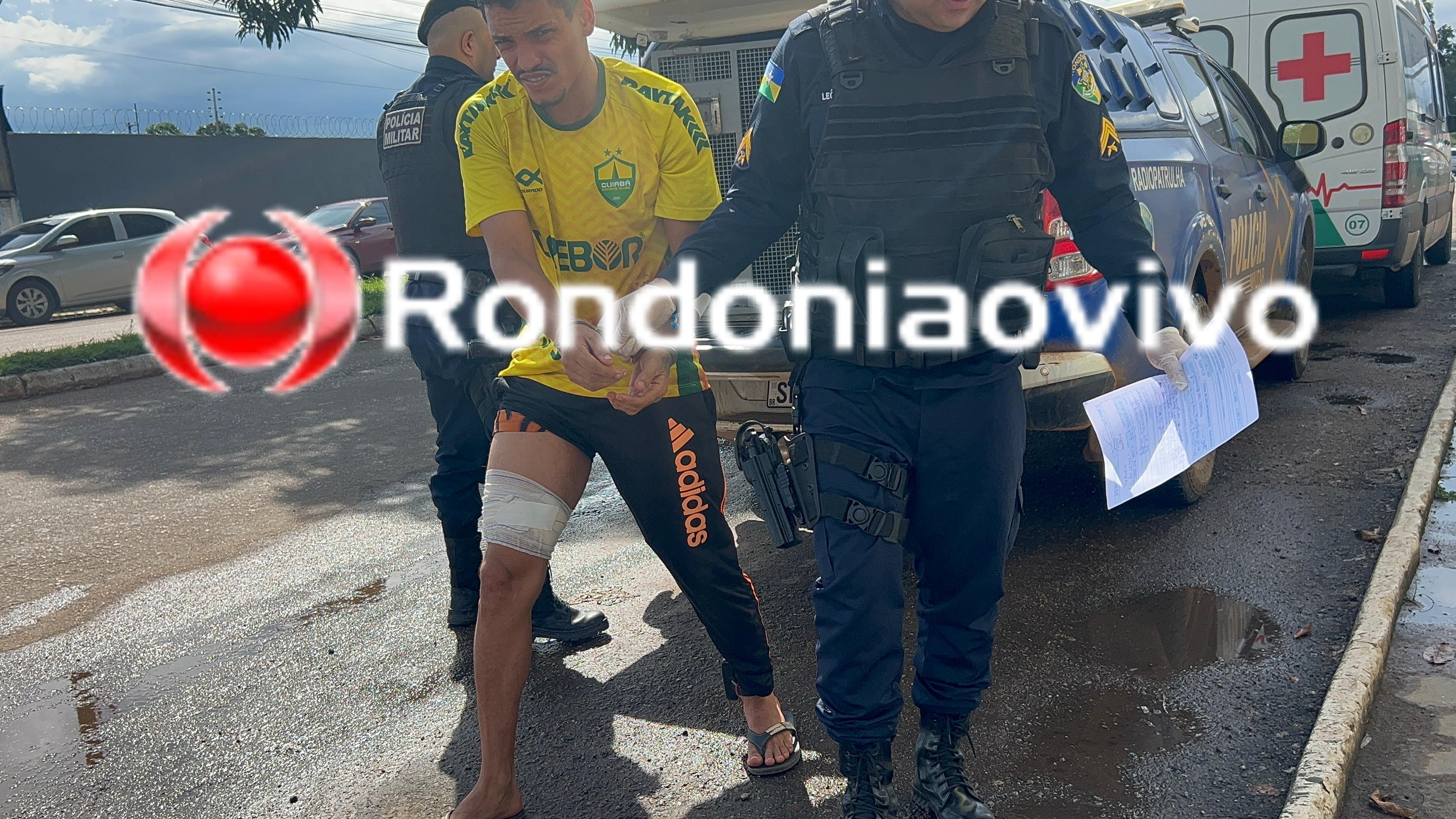 QUADRILHA DO MT: Ladrão de banco baleado durante perseguição é transferido para o JPII