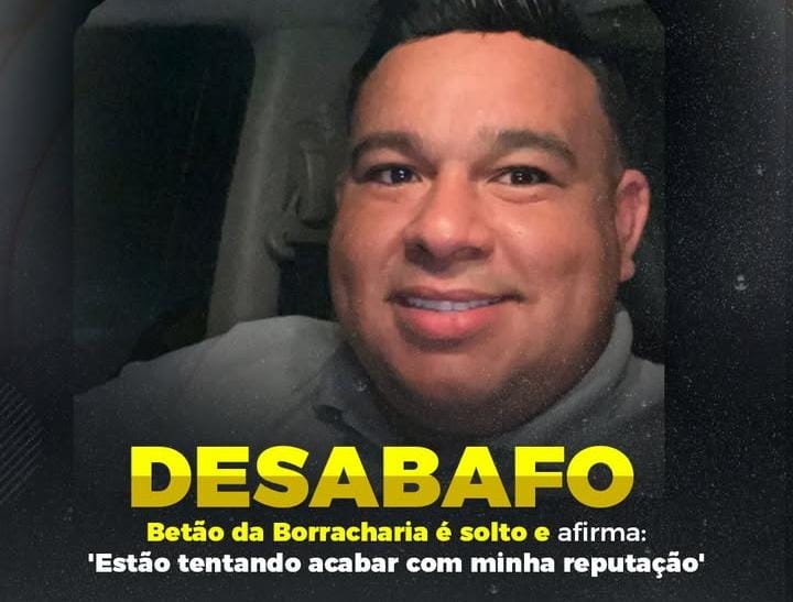 NÃO PROCEDE: 'Estão tentando acabar com minha reputação', diz Betão