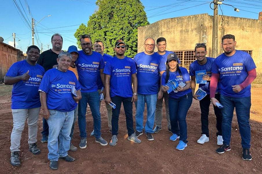 'TCHAU POEIRA': Dr. Santana acompanha obras no jardim santana e destaca atuação