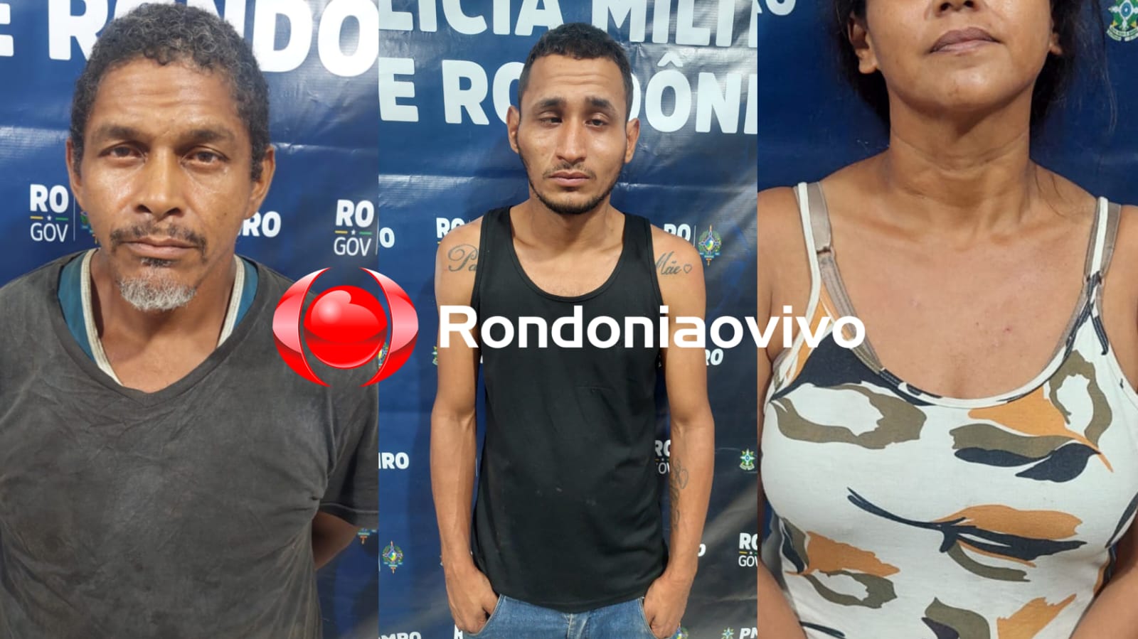 VARREDURA: Equipe do sargento Machado prende três foragidos na madrugada 