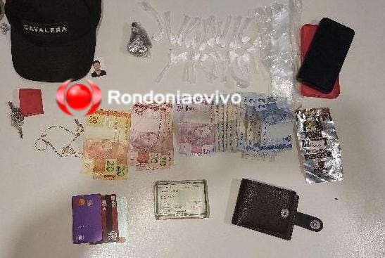 NO AREAL: Acusado joga pacote com drogas, tenta fugir correndo, mas é preso pela PM 