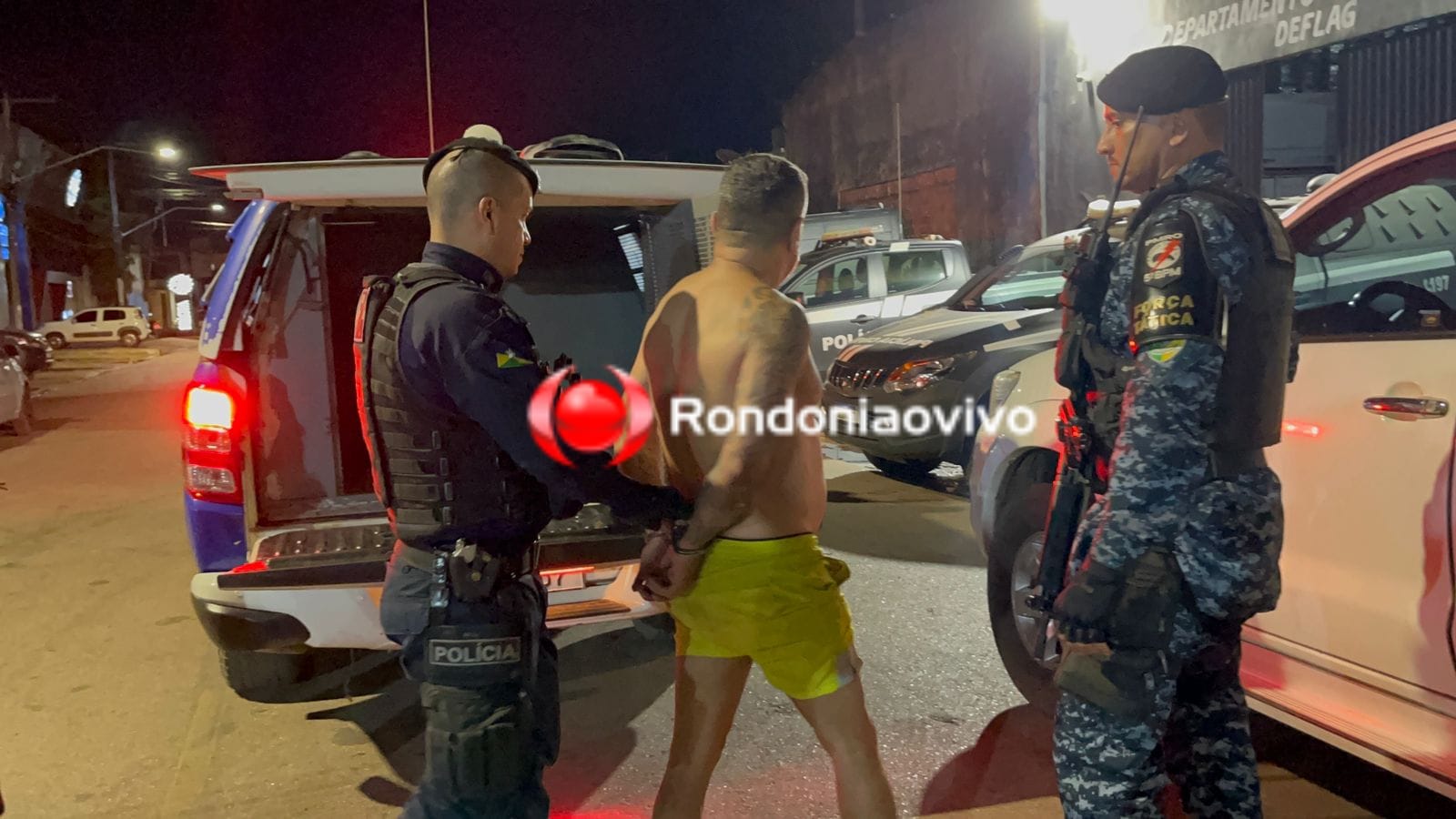 APENADO: Acusado de tráfico ataca mulher por causa da casa suja e vai preso 