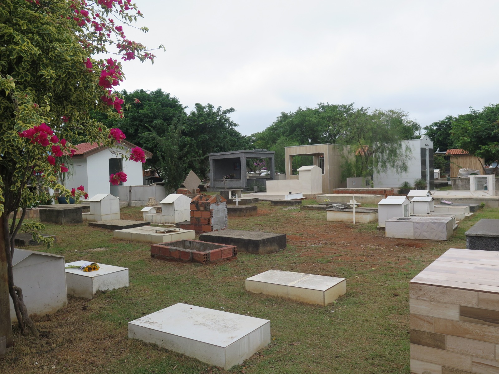 SEM ESPAÇO: Cemitério de Vilhena tem sepultamentos em ruas internas e entre sepulturas 