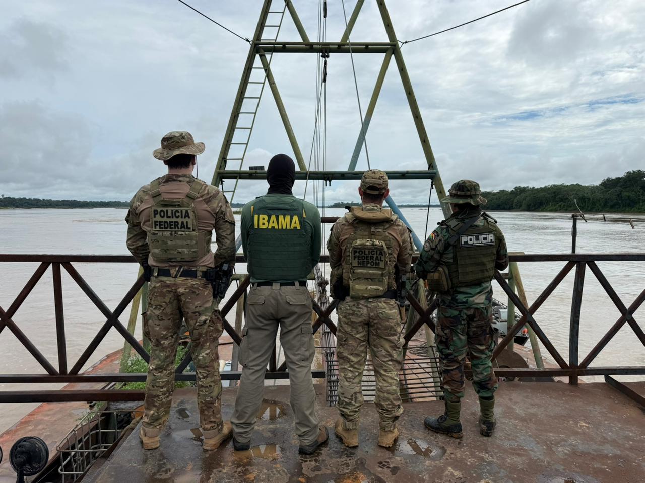 MURTINHO: PF realiza operação contra garimpo ilegal em Rondônia