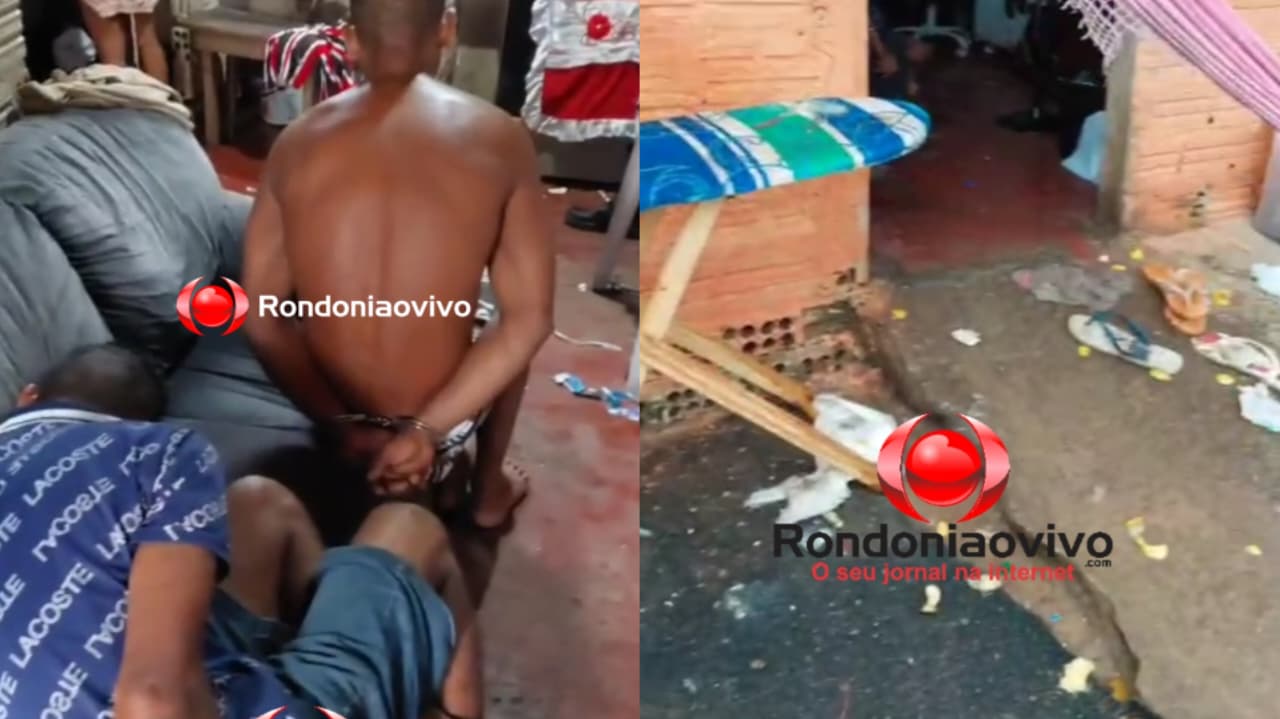 VÍDEO: Equipe do sargento Machado prende dois foragidos no Cai N' Água