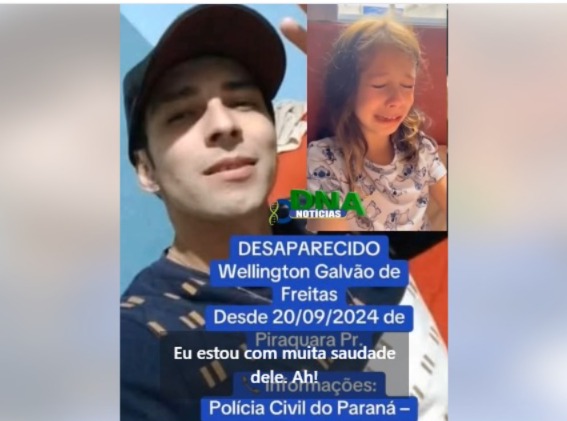 SUMIU EM 2024: Criança faz apelo emocionada à procura de pai desaparecido