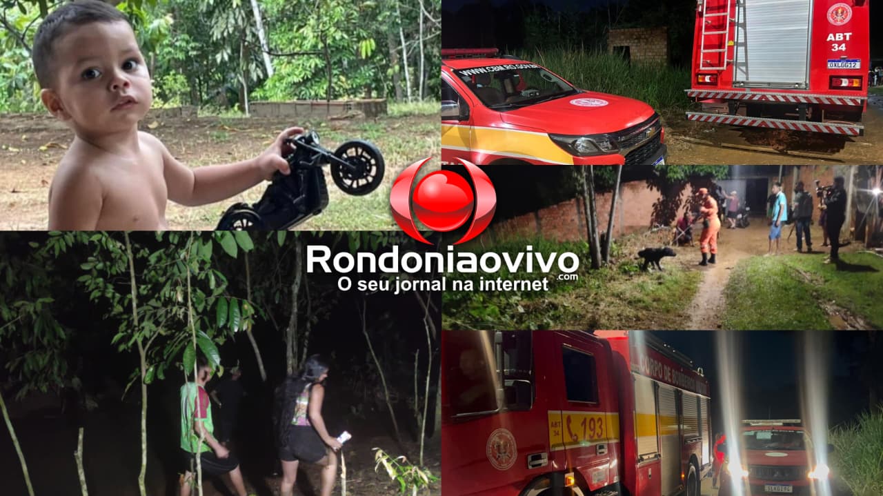 DAVI GABRIEL: Buscas por criança desaparecida irão continuar nesta segunda