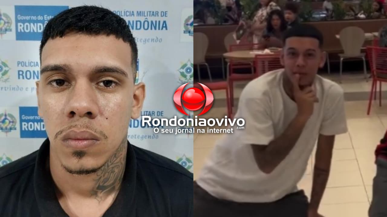 MAU EXEMPLO: Apenado preso após dancinha no shopping é acusado de roubo