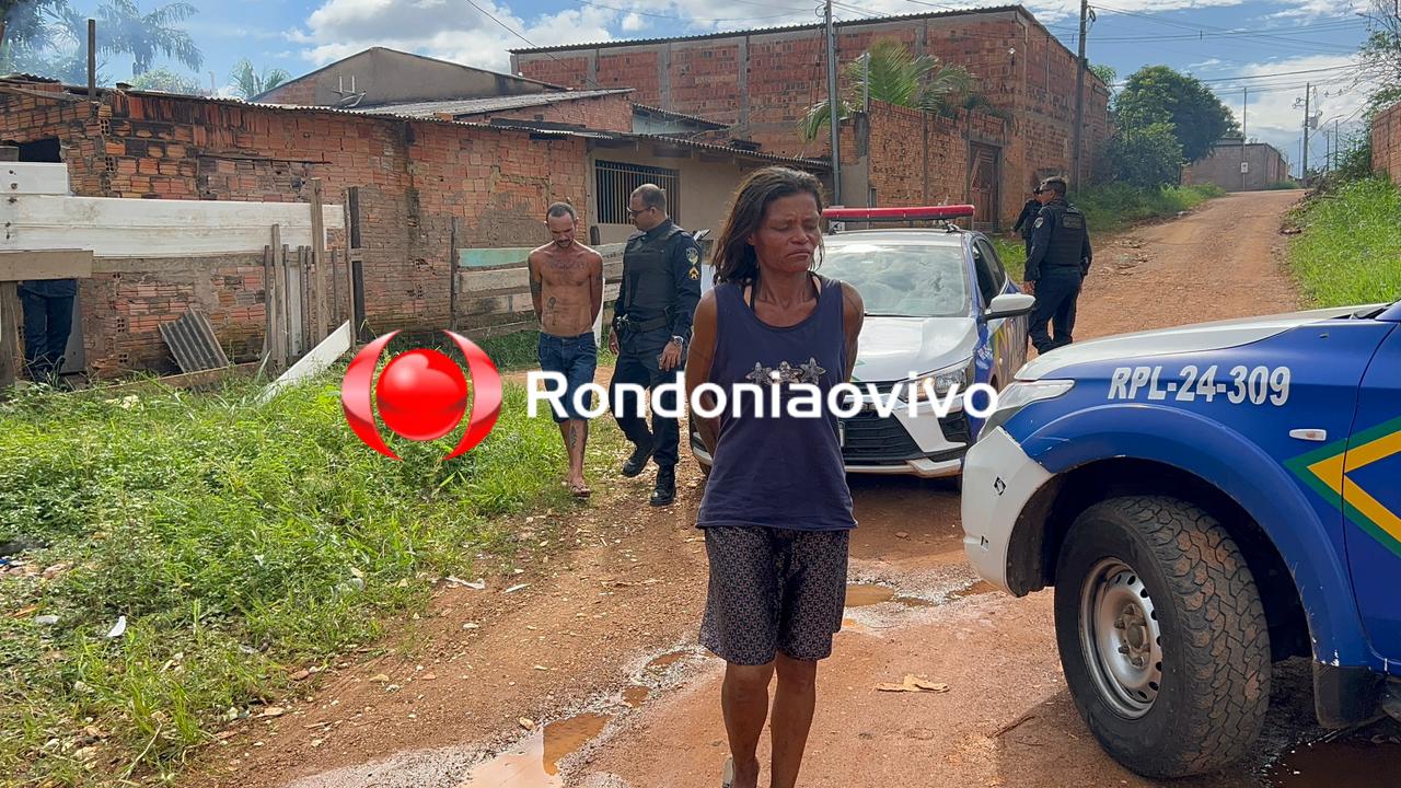VÍDEO: PM monta operação e prende casal que fez arrastão em residência