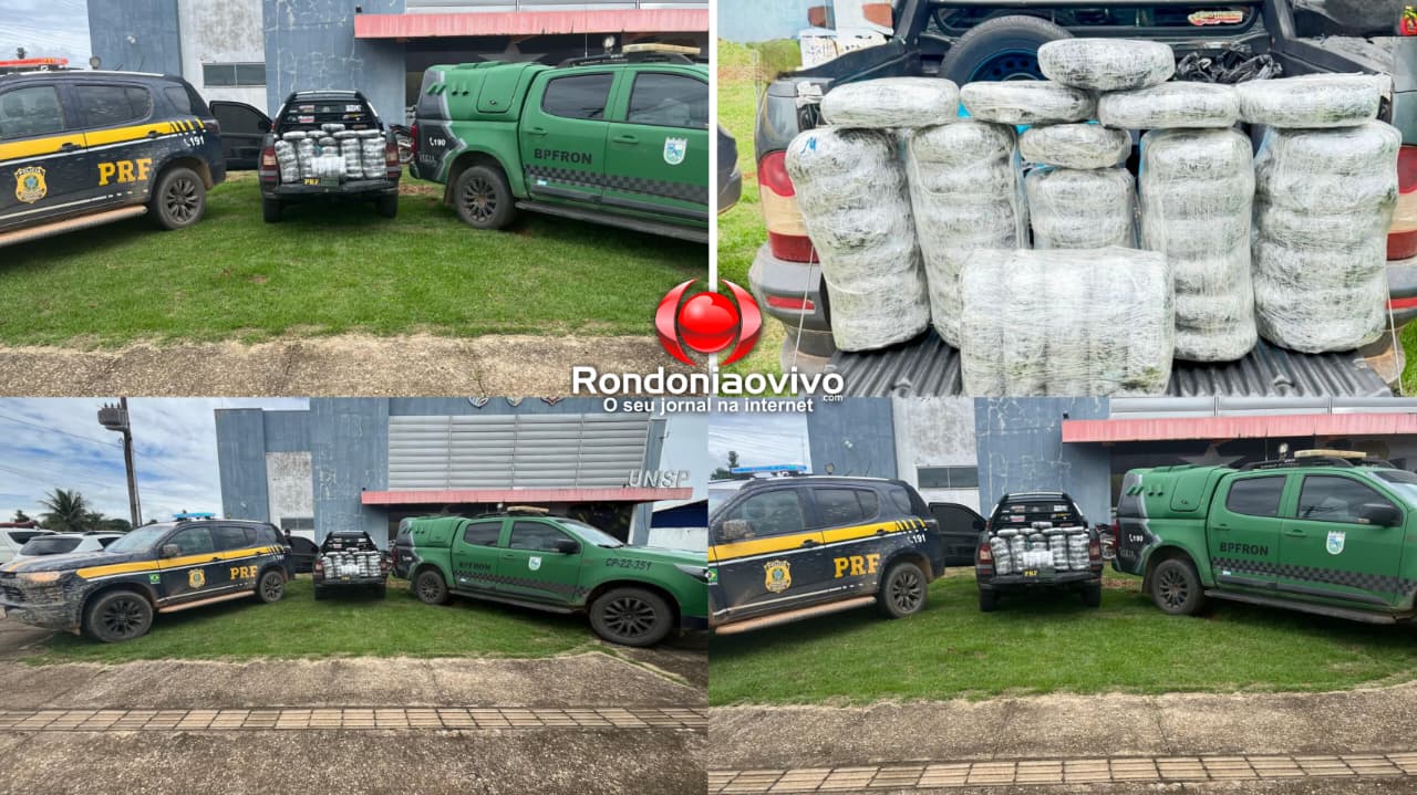 TRÁFICO: Operação prende quadrilha com mais de 42 quilos de drogas