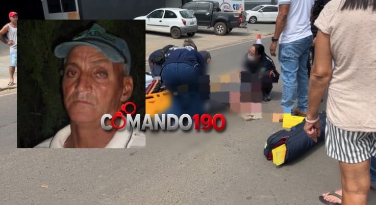 TRÁGICO: Idoso morre após ser atropelado por motocicleta em avenida