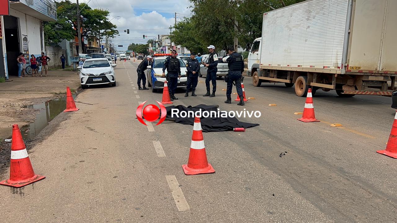 URGENTE: Ciclista morre atropelada por caçamba na Jatuarana