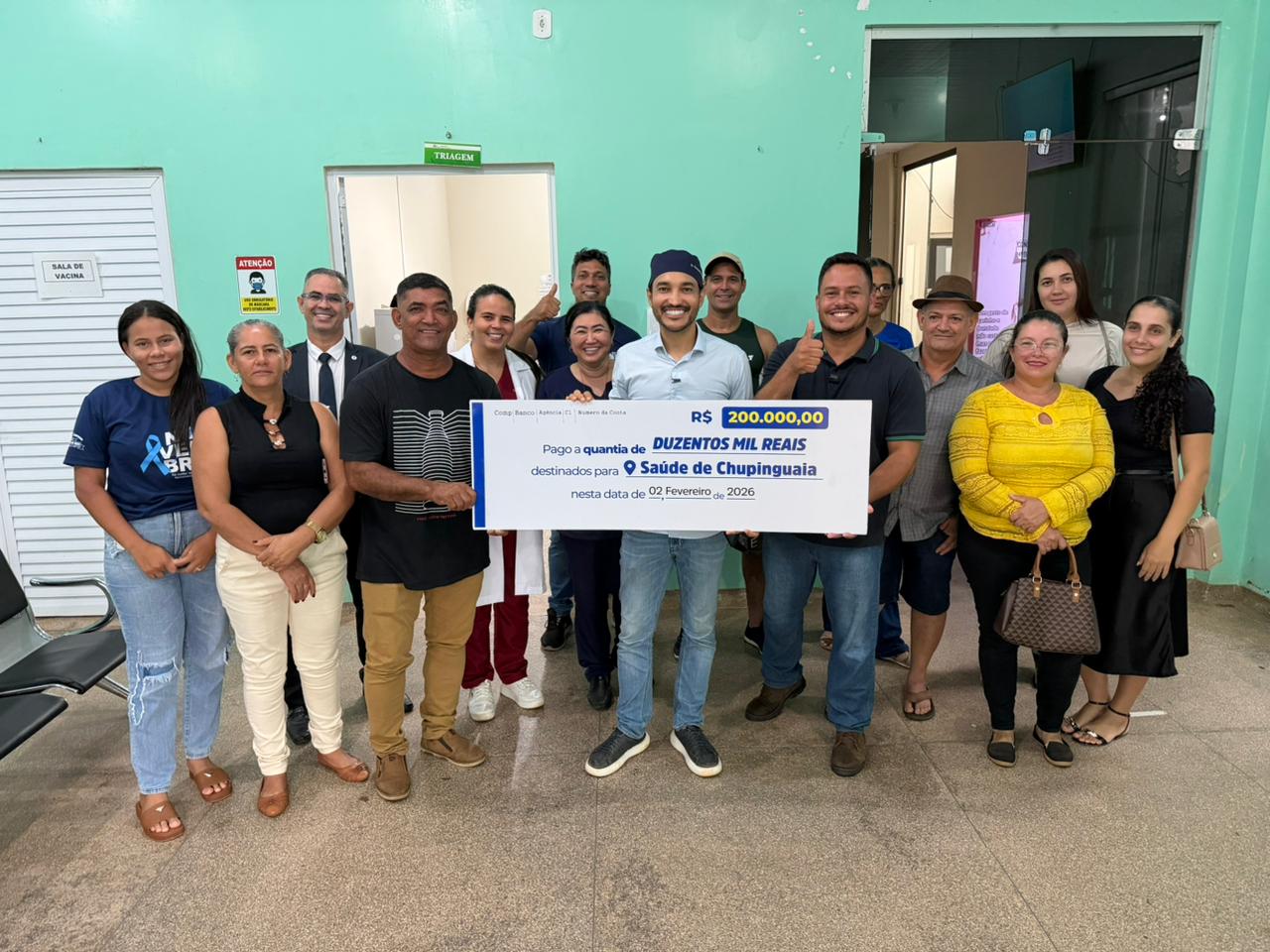 DR. FERNANDO MÁXIMO: Deputado destina R$ 200 mil para a saúde de Chupinguaia