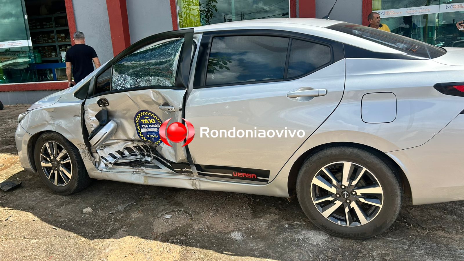 VÍDEO: Grave colisão envolvendo táxi de Nova Mamoré na capital