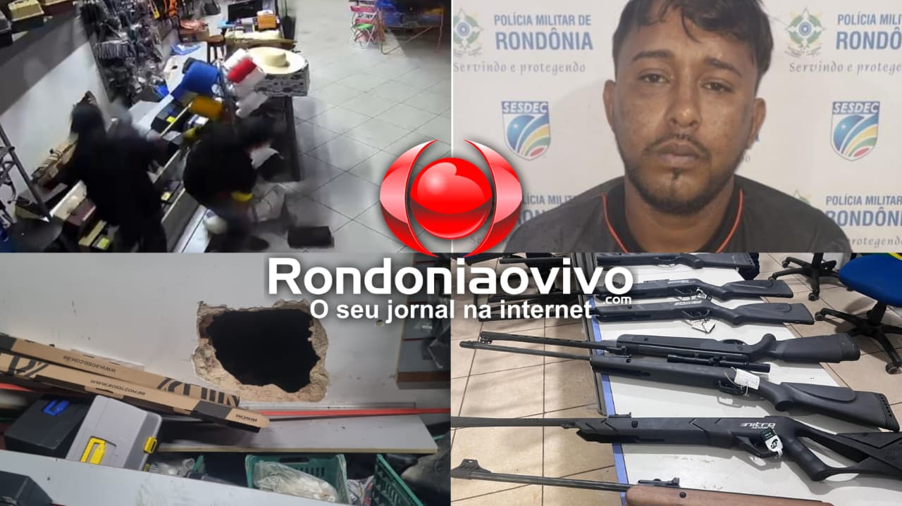 VEJA O MOMENTO: Vídeo mostra ladrões furtando armas; 'Satanás do CV' é preso