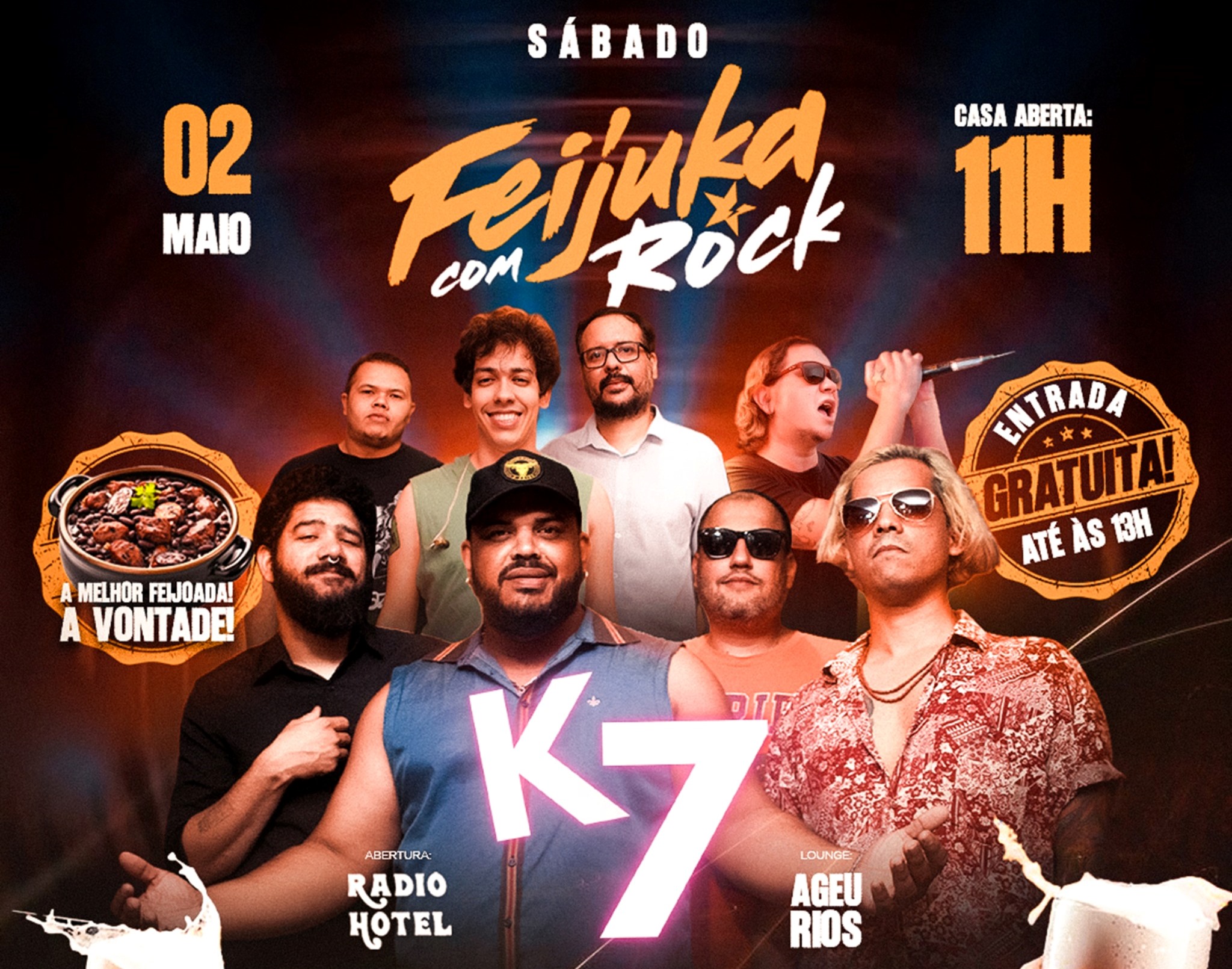 ESPECIAL: Feijuka com música e programação especial no Grego Original Pub