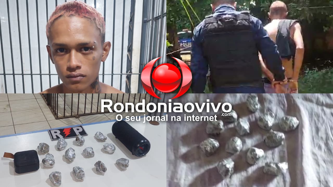 ACUSADO DE TRÁFICO: 'RS do CV' é preso pela equipe do sargento Machado - VIDEO