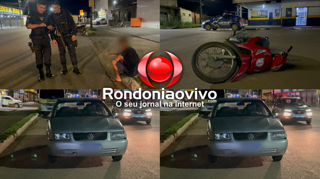 EMBRIAGADO: Motorista de Santana é preso após causar acidente e deixar mulher ferida