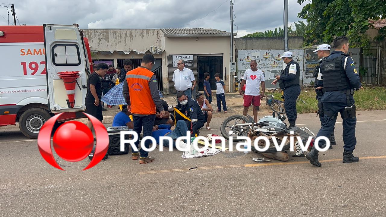 URGENTE: Motoboy de delivery sofre grave acidente no bairro Liberdade