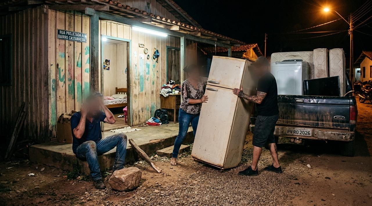 LEVOU SURRA: Homem é agredido com pedradas e pauladas por ex-esposa