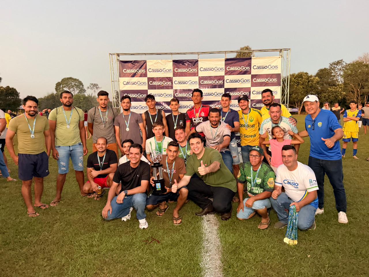 CÁSSIO GOIS: Final da Liga Rural lota Linha 6 com apoio de deputado ao esporte