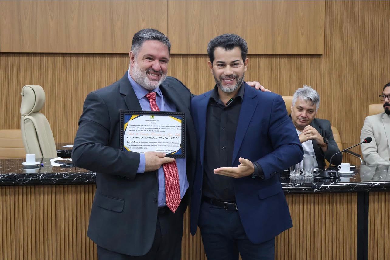 NILTON SOUZA: Vereador entrega Títulos de Cidadão Honorário a Personalidades de Porto Velho