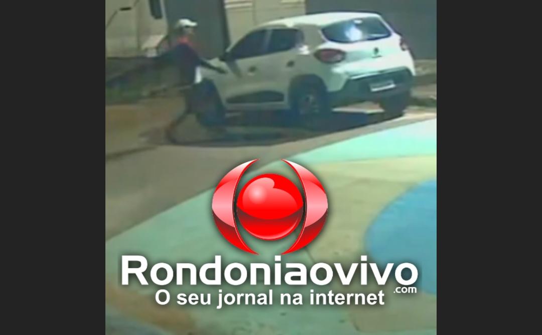 ASSISTA: Câmeras flagram ladrão furtando em carro; prejuízo passa de R$ 1 mil ​