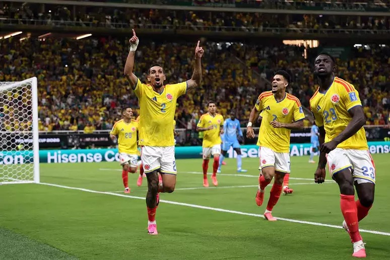 VAGA GARANTIDA: Colômbia vence Congo e garante vaga no mata-mata da Copa do Mundo