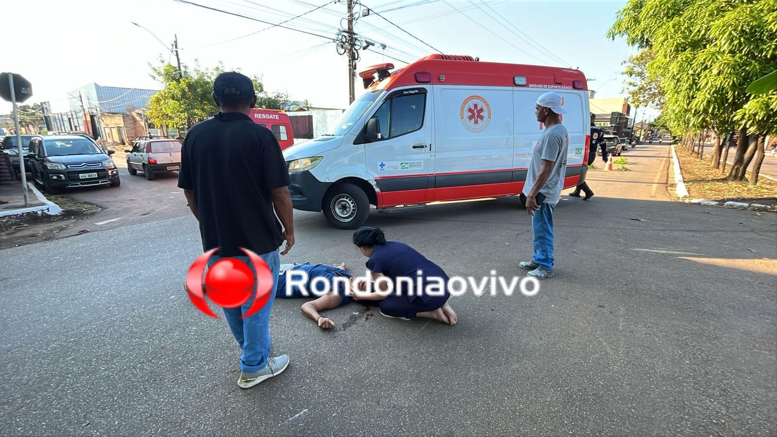 VÍDEO: Ciclista sofre ferimentos graves no rosto após ser atropelada na Mamoré