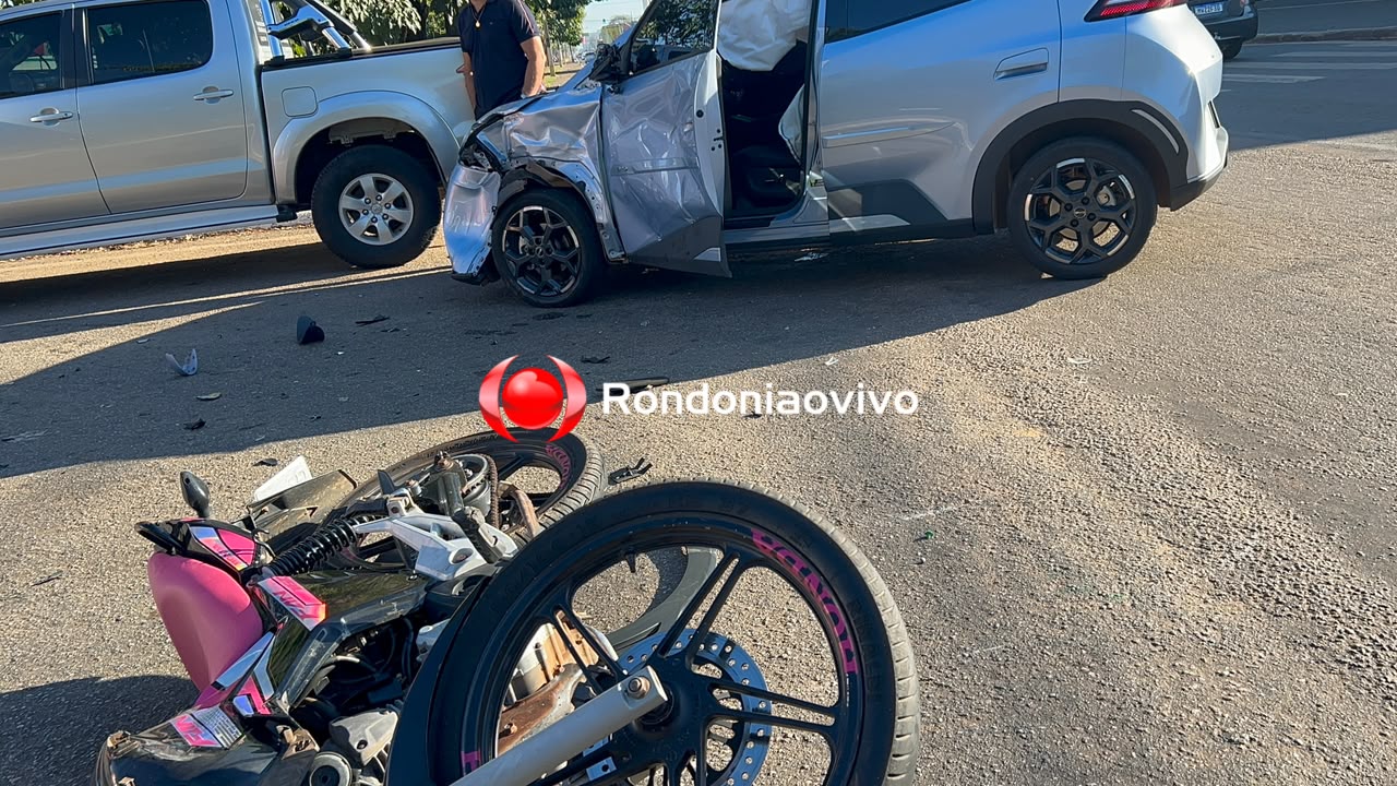 URGENTE: Grave acidente é registrado na Avenida Jorge Teixeira na capital
