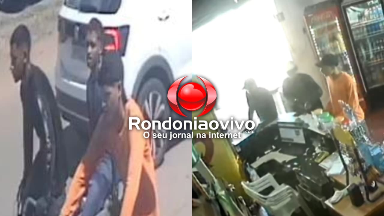 VÍDEO: Trio que tentou roubar idosa em conveniência é reconhecido por outro assalto 