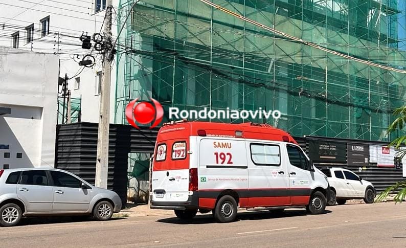 VÍDEO: Trabalhador sofre descarga elétrica e cai de prédio no Centro ​