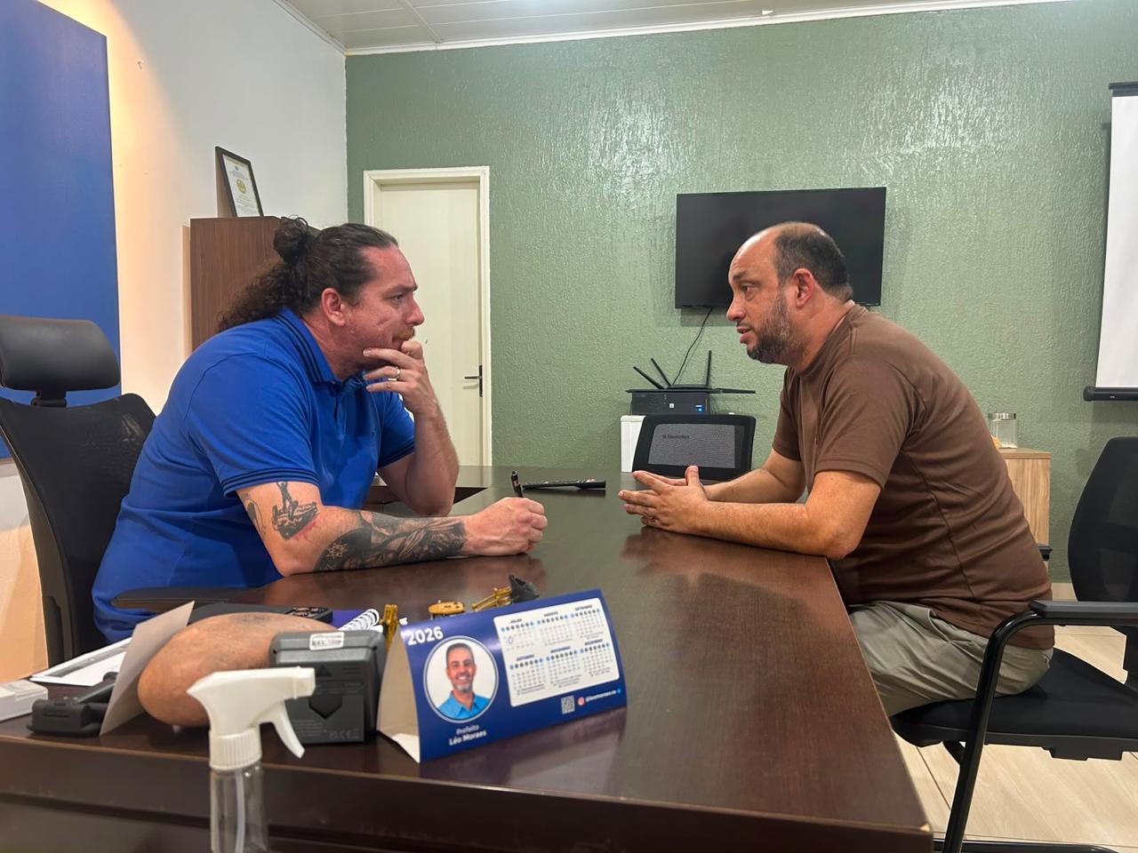BAIXO MADEIRA: Wanoel Martins e Giovanni Marini discutem soluções para distritos ribeirinhos