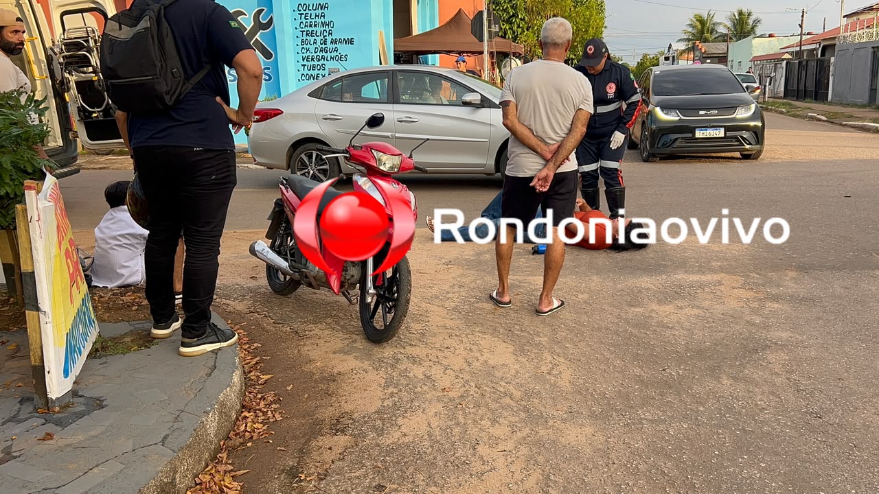 VÍDEO: Criança e mulher ficam feridas após táxi avançar preferencial