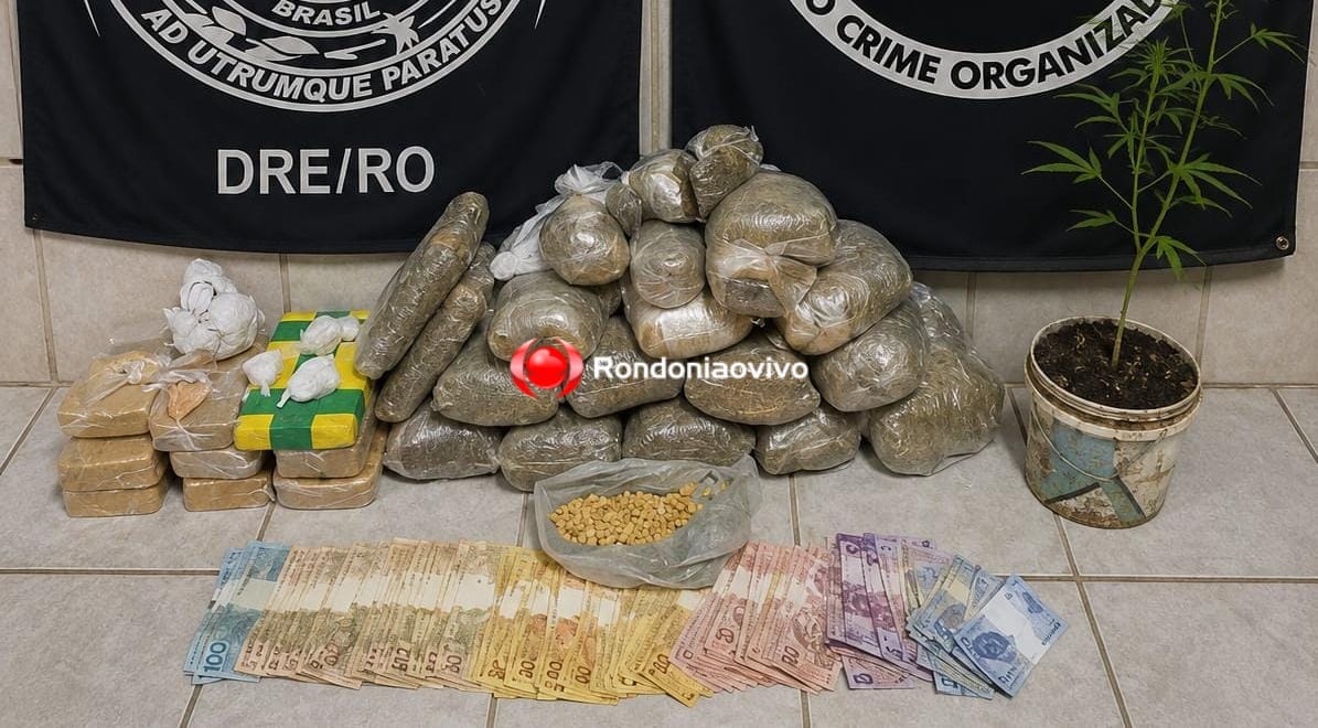 TRÁFICO: FICCO  prende acusado com 27 quilos de cocaína e 192 comprimidos de ecstasy