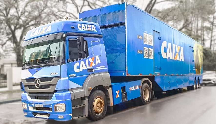 CAMINHÃO DE SERVIÇOS: Missão Caixa chega ao município de Costa Marques