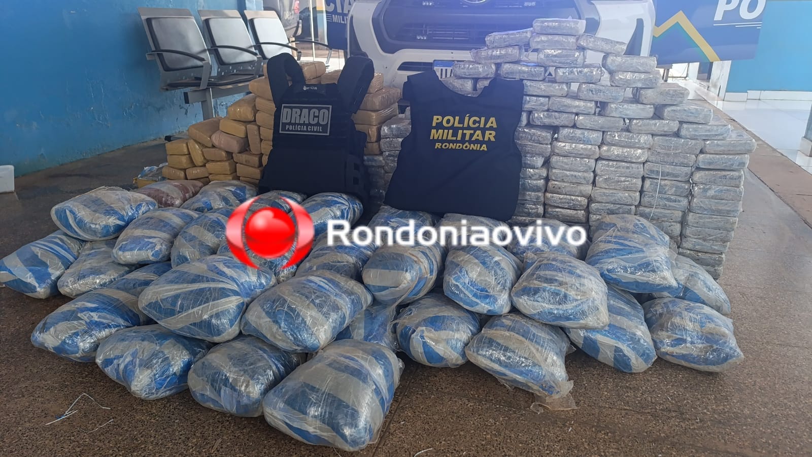 VÍDEO: Draco2, PRF e PM apreendem 250 quilos de skunk próximo a Parque de Exposições