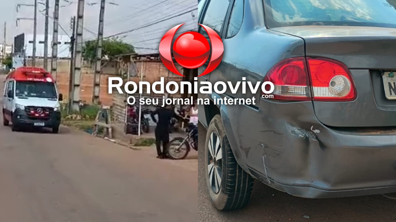 VÍDEO: Motoboy passa mal e bate em cheio na traseira de carro parado