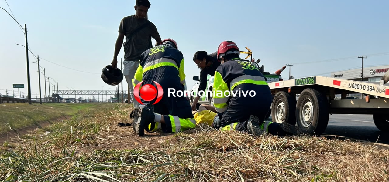VÍDEO: Motociclista é vítima de grave acidente na BR-364