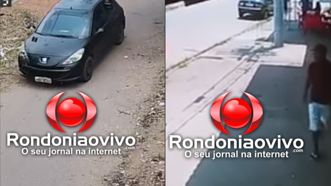 VEJA VÍDEO: Criminosos do Peugeot atacaram jovem a tiros no Cai N'Água