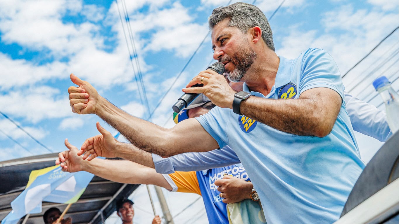 EM RONDÔNIA: Marcos Rogério chega a 49,3% na conversão para votos válidos da Quaest 