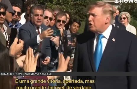 ELEIÇÃO NO BRASIL: Trump chama resultado de Flávio Bolsonaro de vitória ‘incrível’