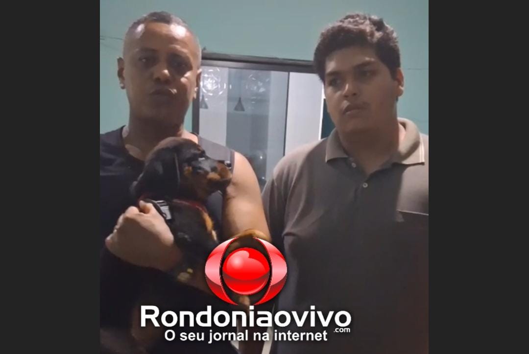 VÍDEO:  Cãozinho 'Zeus' é devolvido após repercussão e matéria no Rondoniaovivo