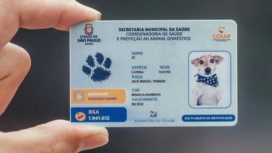 CPF DOS PETS: Registro Geral do Animal pode ser solicitado pela internet